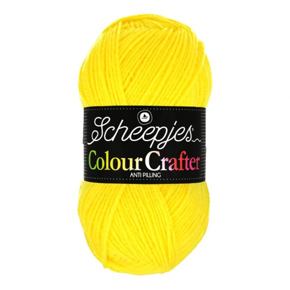 Yarn - Scheepjes Colour Crafter DK in Bright Yellow 2008 - Leuven