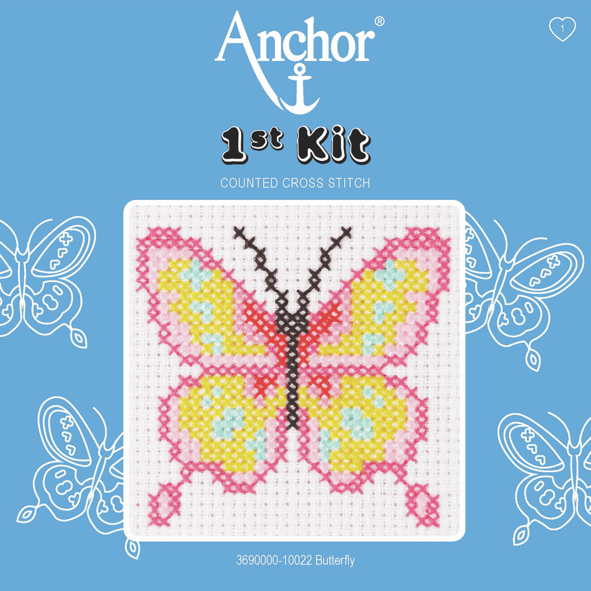 Cross Stitch Kit - Butterfly by Anchor