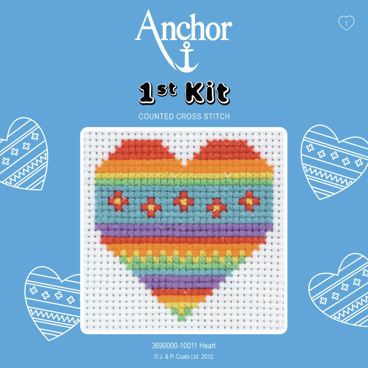 Cross Stitch Kit - Heart by Anchor