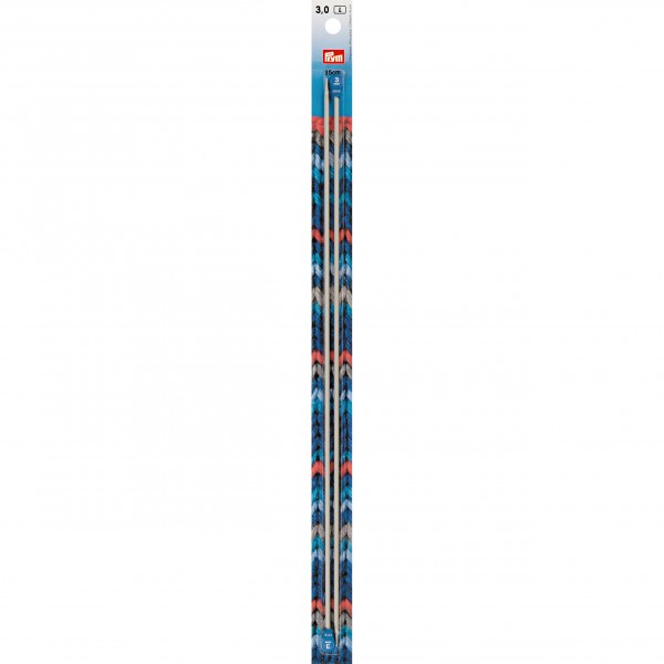 Knitting Needles - 3mm Straight 35cm Long by Prym 191 463