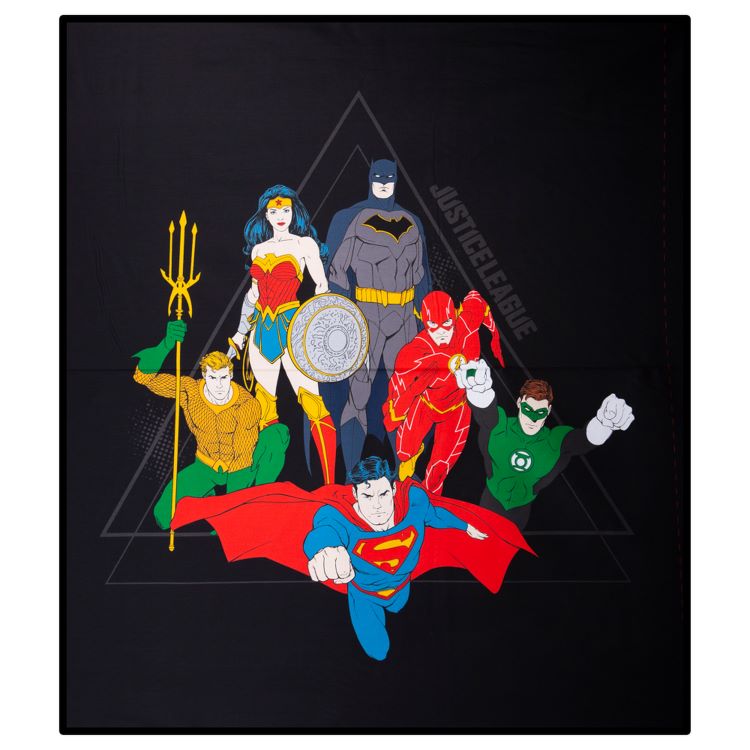 Quilting Fabric Panel - Justice League Activated by DC Comics for Camelot 23421209P