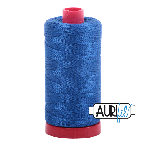 Aurifil Medium Blue Thread  A2735 - 12wt - Quilting Cotton Thread