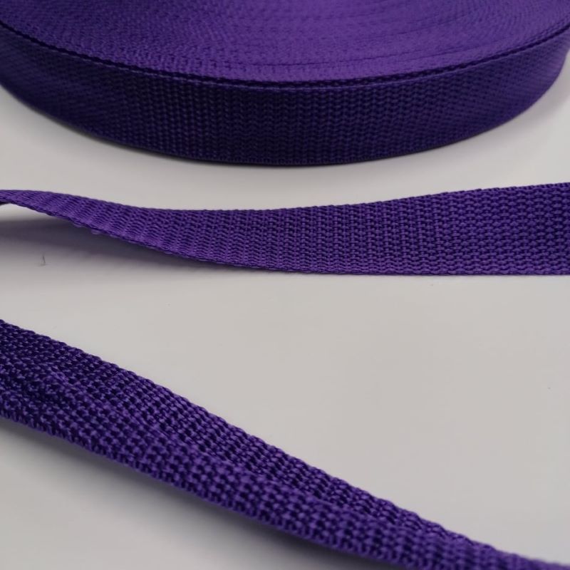 Bag Polypropylene Webbing - Purple 25mm Wide