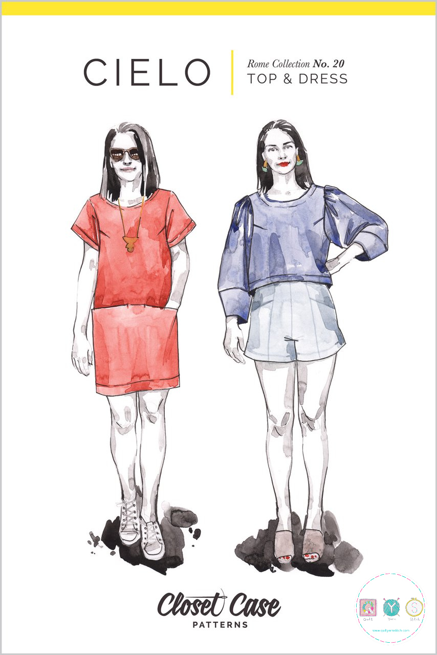 Closet Core - Cielo Top and Dress Pattern - Ladies Dressmaking Pattern 