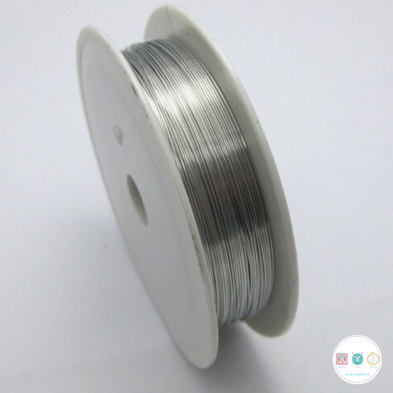 Copper Craft Wire Silver - 8 Metres