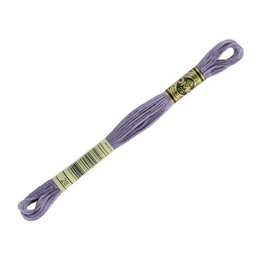 DMC Embroidery Thread - Light Grape Purple Colour 28