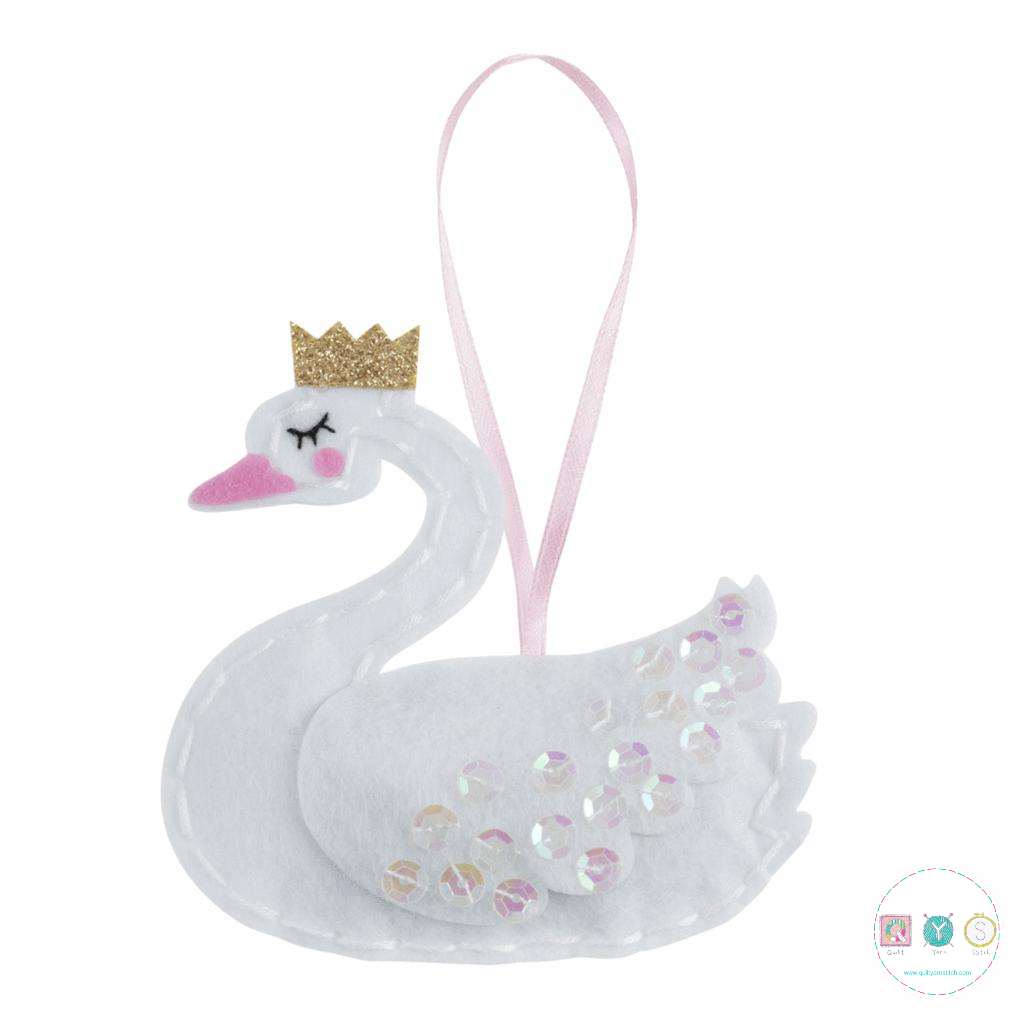 Gift Idea - Make Your Own Felt Swan Kit by Trimits 