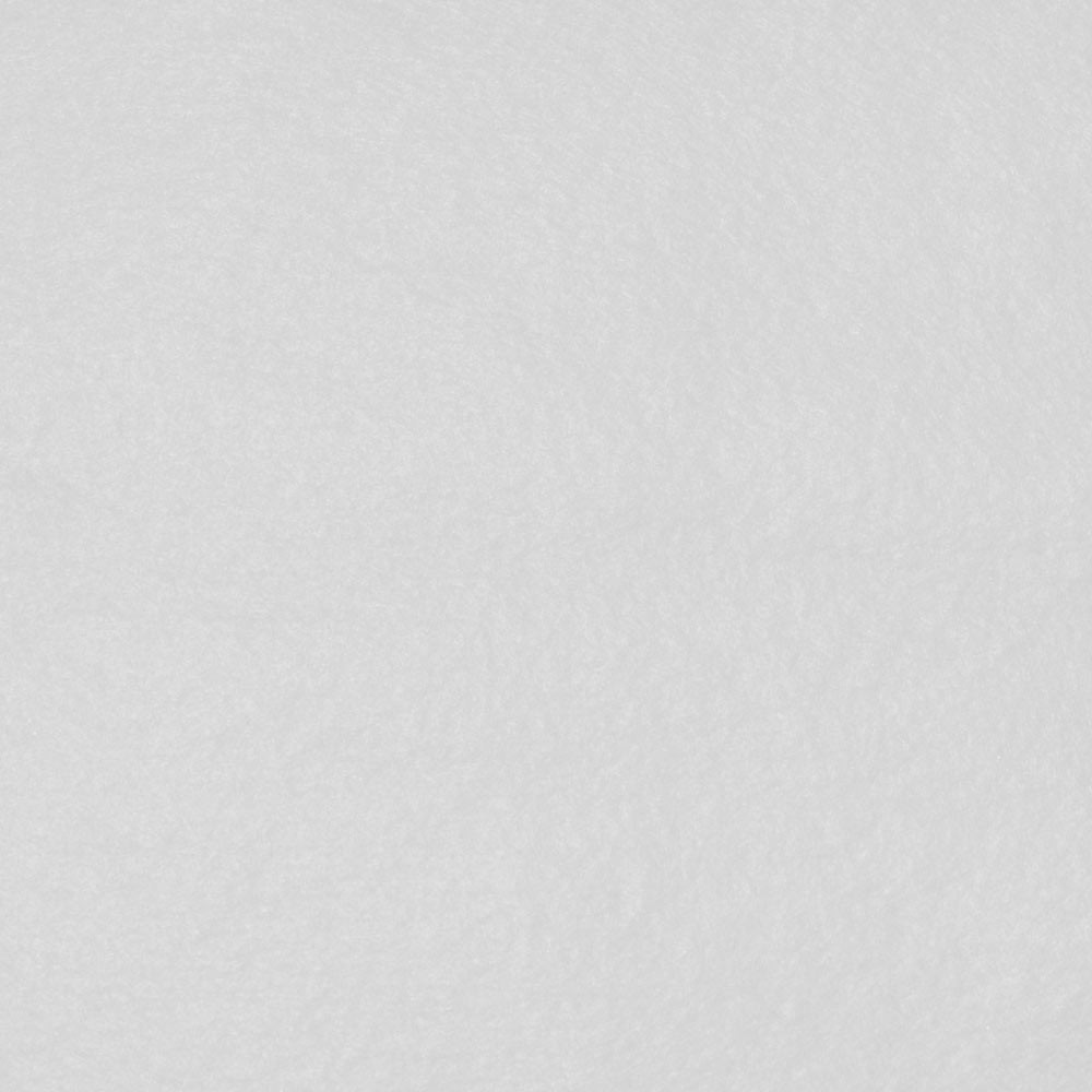 White Felt Sheet - 12" Square - 30cm Square - Crafting Felt