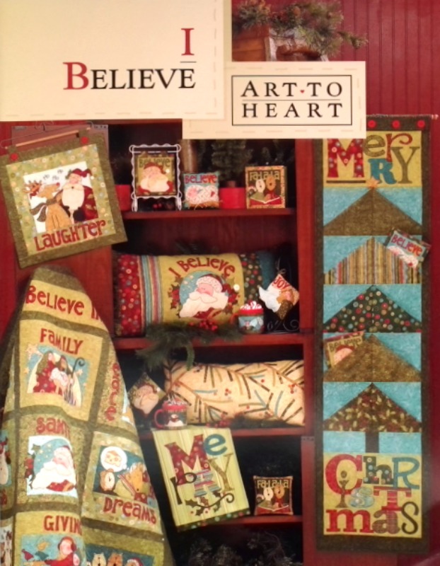 I Believe Appliqué Book - Art To Heart - Applique Pattern Book by Nancy Halvorsen