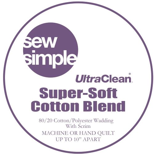 124" Wide Wadding - Super Soft Cotton Poly Blend by Sew Simple