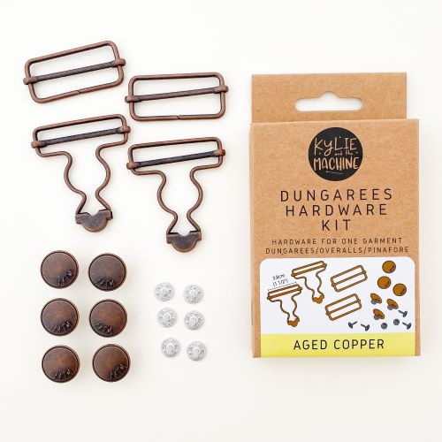Dungaree Hardware Kit in Aged Copper by Kylie and the Machine