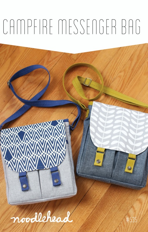 Noodlehead - Campfire Messenger Bag Sewing Pattern