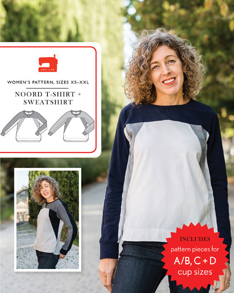 Liesl + Co - Noord T-shirt And Sweatshirt Sewing Pattern