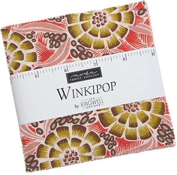 Quilting Fabric - Charm Pack - Winkipop by Jen Kingwell for Moda