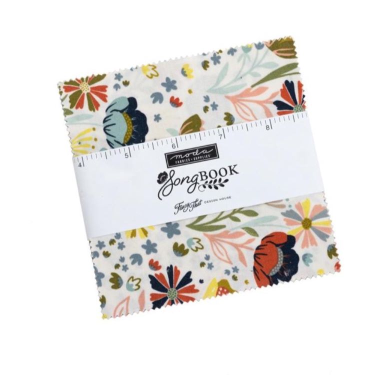 Quilting Fabric - Charm Pack - Songbook by Fancy That Design House for Moda
