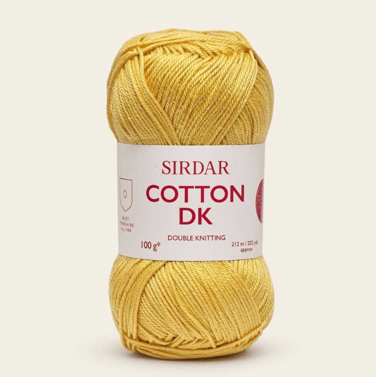 Yarn - Sirdar Cotton DK in Sunshine 543
