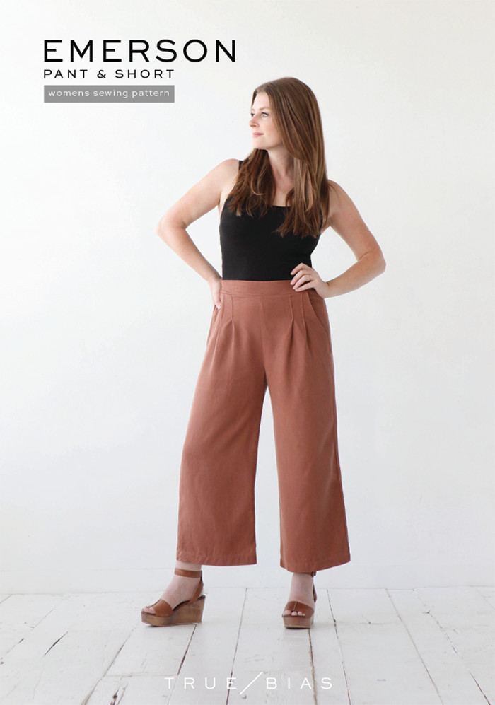 True Bias - Emerson  Pant And Short Sewing Pattern
