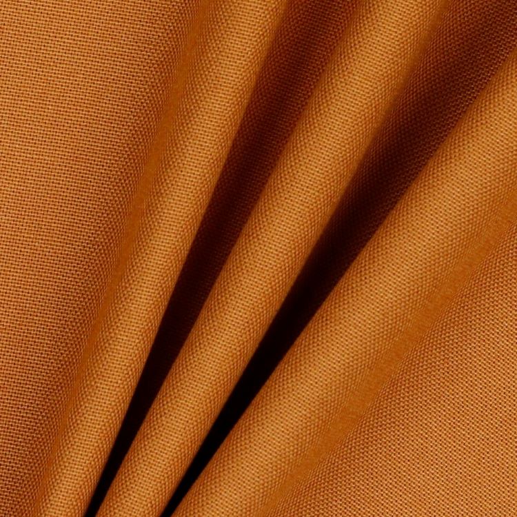 Cotton Canvas Fabric in Rust