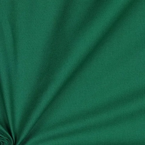 Cotton Canvas in Emerald Green 