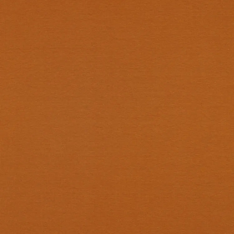 Organic Cotton Jersey Fabric Tube in Amber Golden Brown