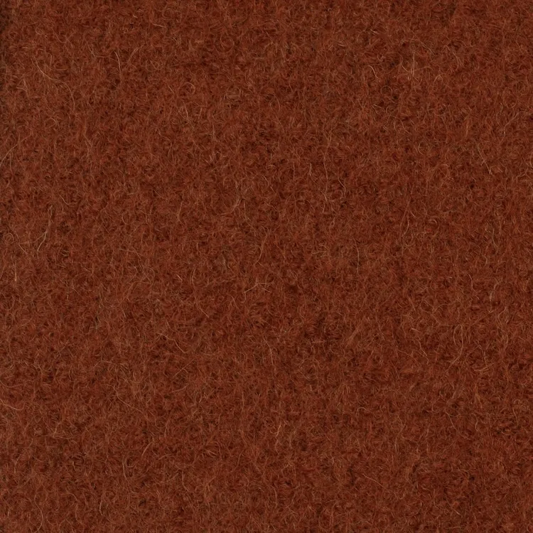Merino Boiled Wool in Copper Rust