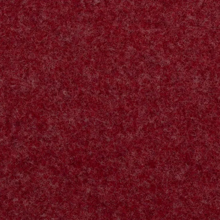 100% Merino Wool Fleece Fabric in Red