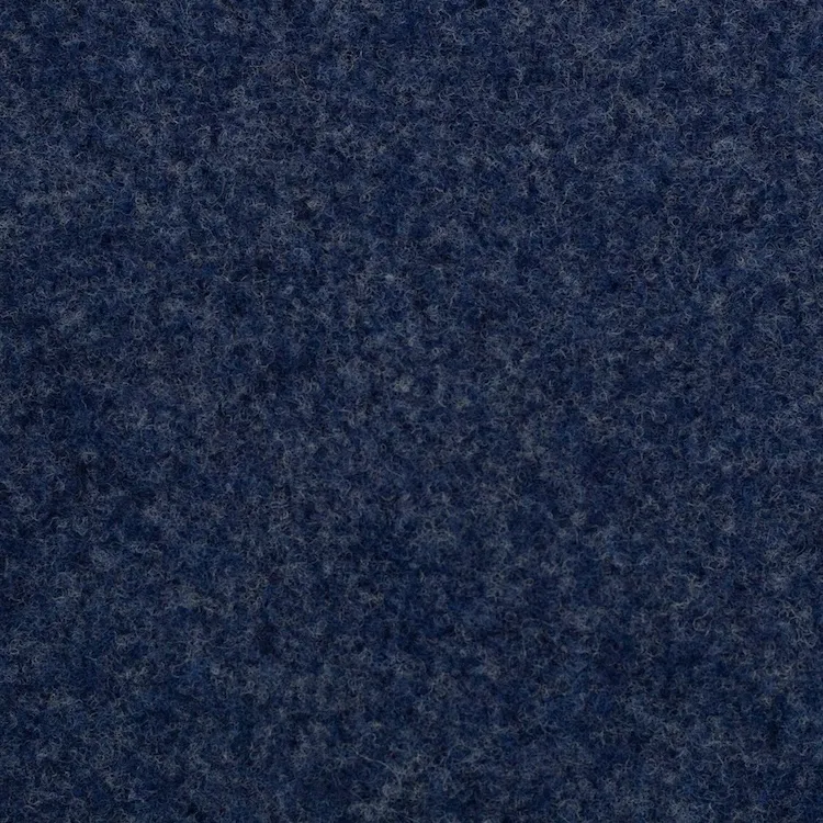 100% Merino Wool Fleece Fabric in Indigo Blue