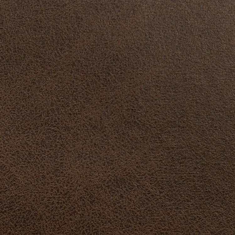 Faux Leather Suede in Redish Brown 