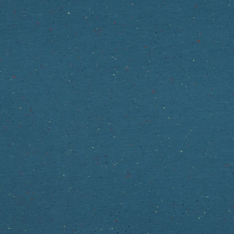Cosy Colours Brushed Sweatshirt Fabric in Petrol Blue