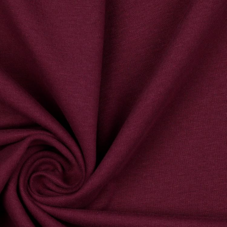 Organic Soft Sweat Jersey Fabric in Purple