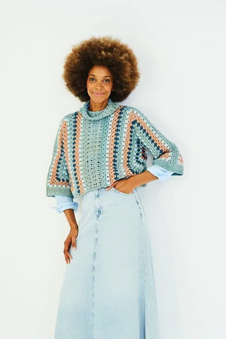 Crochet Pattern - Chunky Sweater and Cardigan by Stylecraft 10178