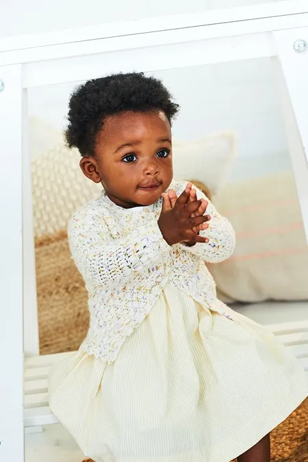 Crochet Pattern - Bambino Dotty Dk Baby Cardigans by Stylecraft 10203