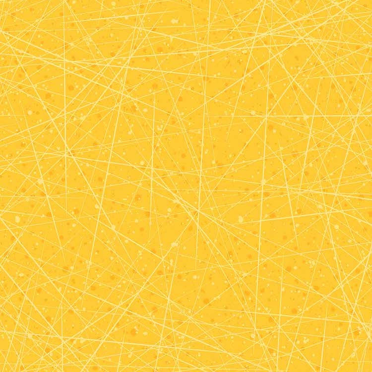 Quilting Fabric - Yellow Criss Cross Blender from Fanfare by Patrick Lose for Northcott 10332-50