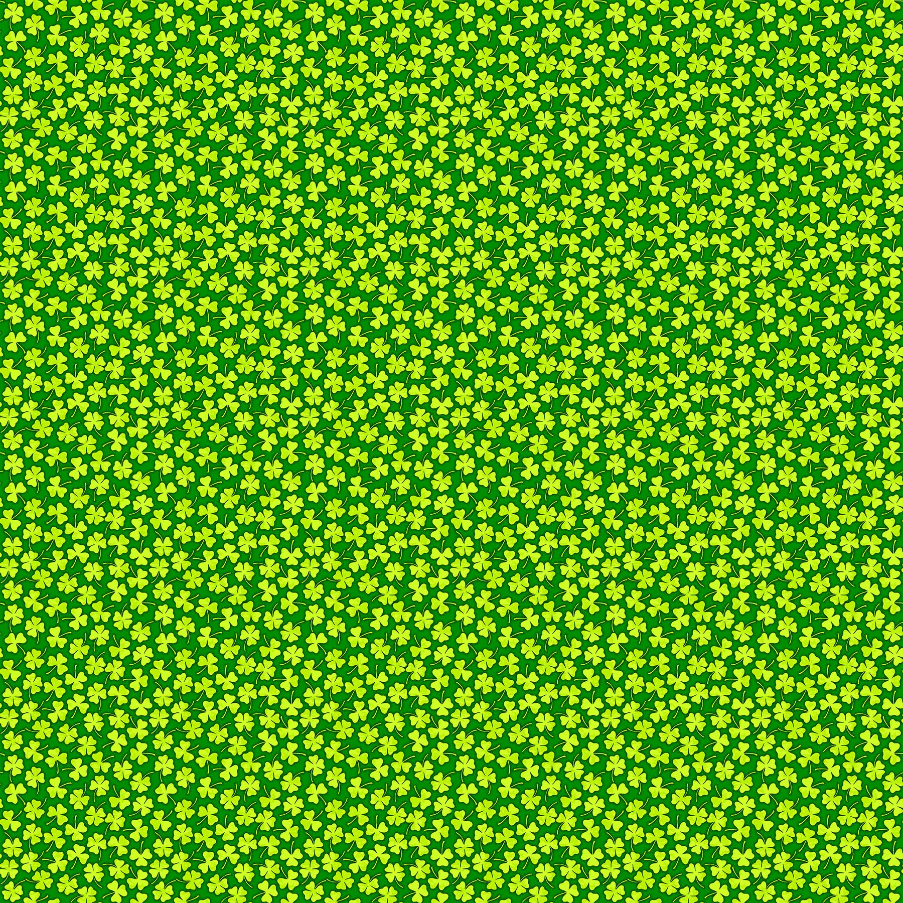 Quilting Fabric - Shamrocks from Lucky by Patrick Lose for Northcott - 10529-74