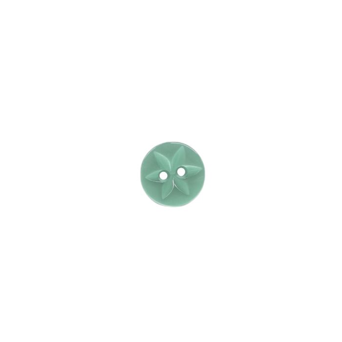 Buttons - 10mm Cut Star in Pale Green