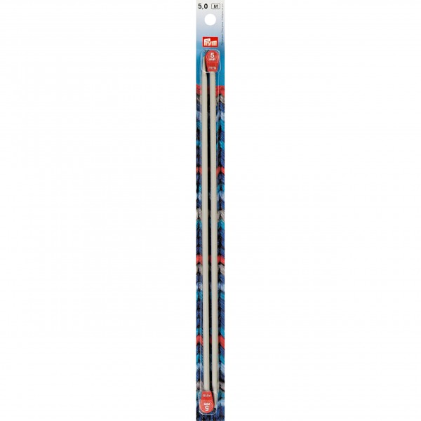 Knitting Needles - 5mm Straight 30cm Long by Prym 191 456