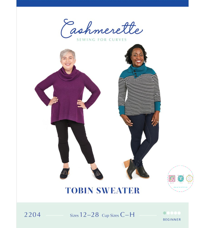 Cashmerette - Sewing for Curves - Tobin Sweater - Ladies Sewing Pattern - Dressmaking