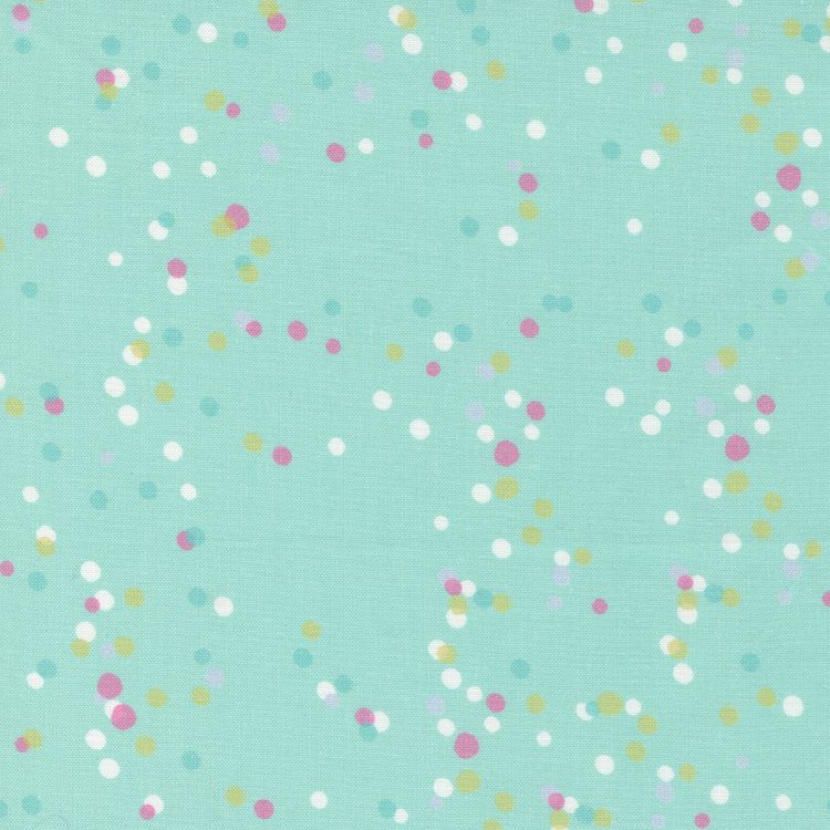 Quilting Fabric - Spots on Aqua from Soiree by Mara Penny for Moda 13377 20