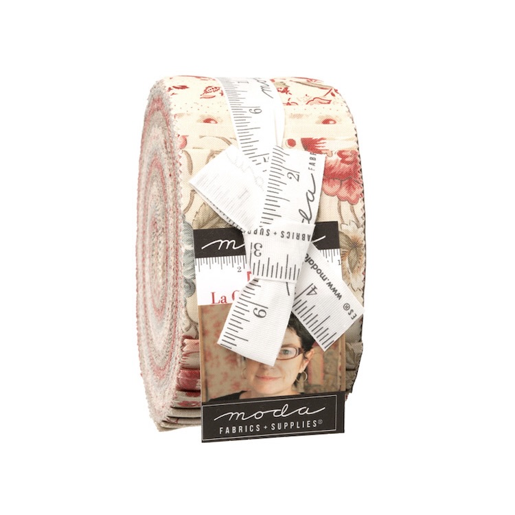 Quilting Fabric - Jelly Roll - La Grande Soiree by French General for Moda 13920JR
