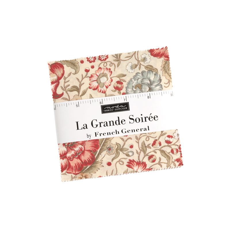Quilting Fabric - Charm Pack - La Grand Soiree by French General for Moda 1320PP