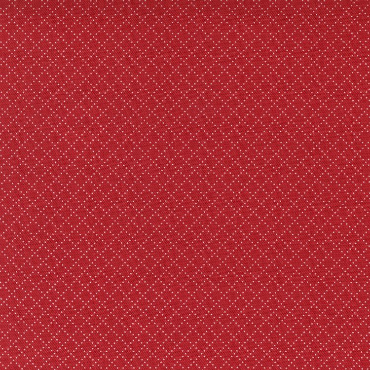 Quilting Fabric - Bias Grid on Red from Belle Isle by Minnick & Simpson for Moda 14928 12