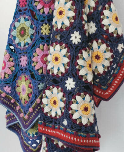 Crochet Pattern - Summer Palace Blanket Pattern Booklet by Janie Crow