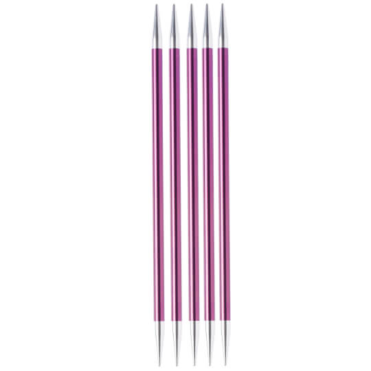 Knitting Needles - Zing 6mm Double Pointed 20cm Long by KnitPro K47043