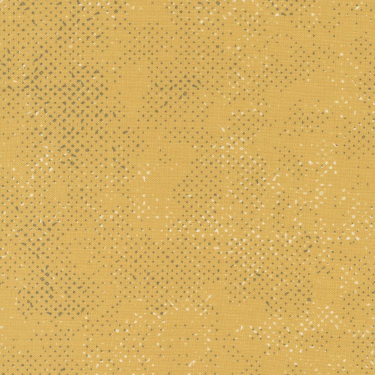 Quilting Fabric - Spots on Mustard from Spotted Basics by Zen Chic for Moda 1660 136