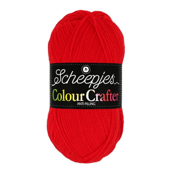 Yarn - Scheepjes Colour Crafter DK in Red 1010 - Amsterdam