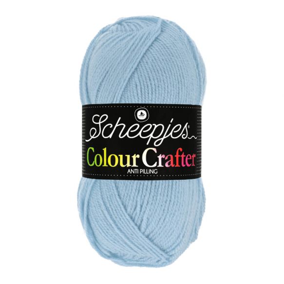 Yarn - Scheepjes Colour Crafter DK in Baby Blue 1019 - Texel
