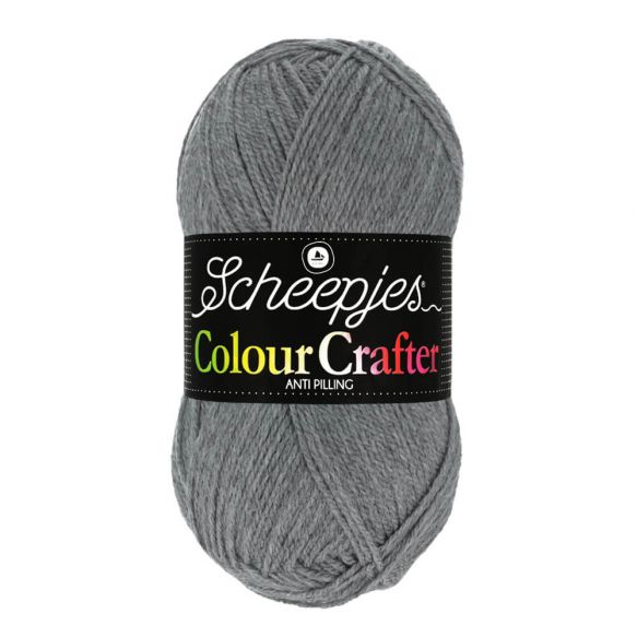 Yarn - Scheepjes Colour Crafter DK in Mid Grey 1099 - Wolvega
