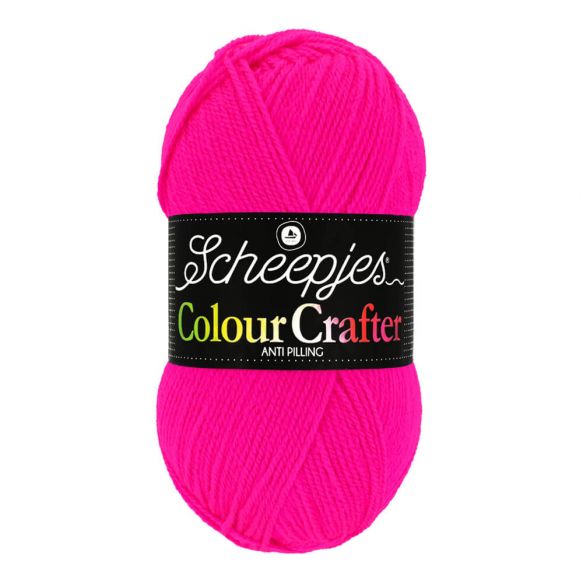 Yarn - Scheepjes Colour Crafter DK in Neon Pink 1257 - Hilversum