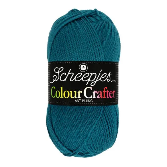 Yarn - Scheepjes Colour Crafter DK in Teal Blue 1708 - Alkmaar