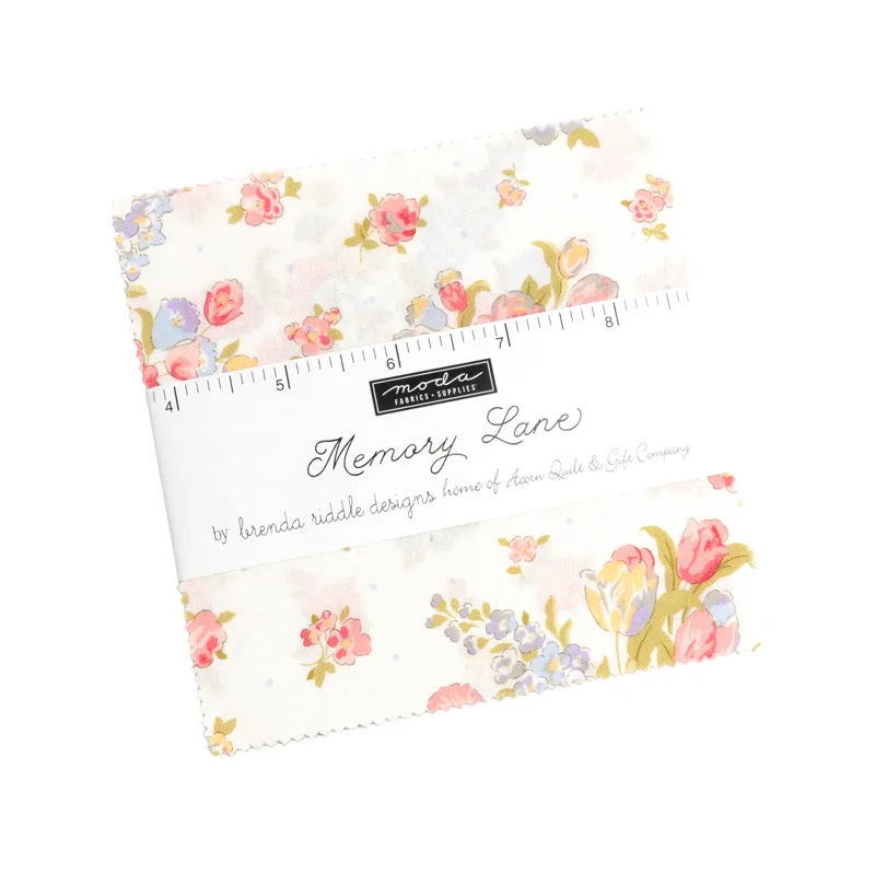 Quilting Fabric - Charm Pack - Memory Lane by Brenda Riddle for Moda 18780PP